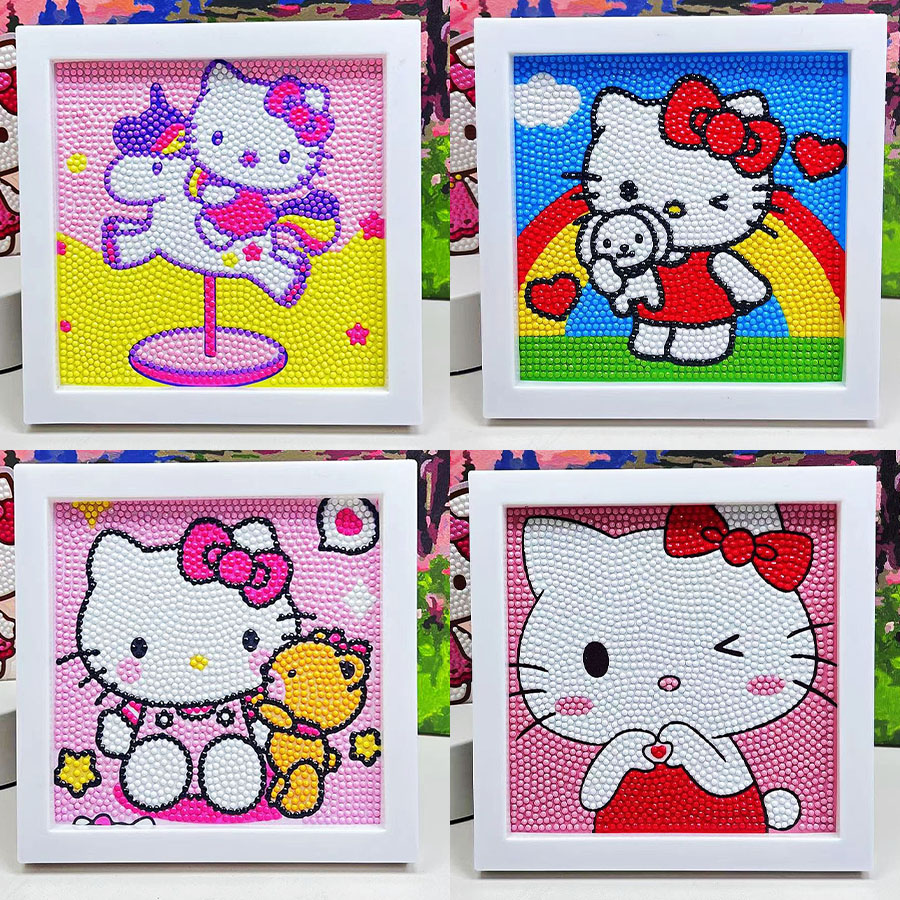 Embroidery Gift Ideas - Keeppley&Sanrio Hello Kitty Crystal Diamond Decorative