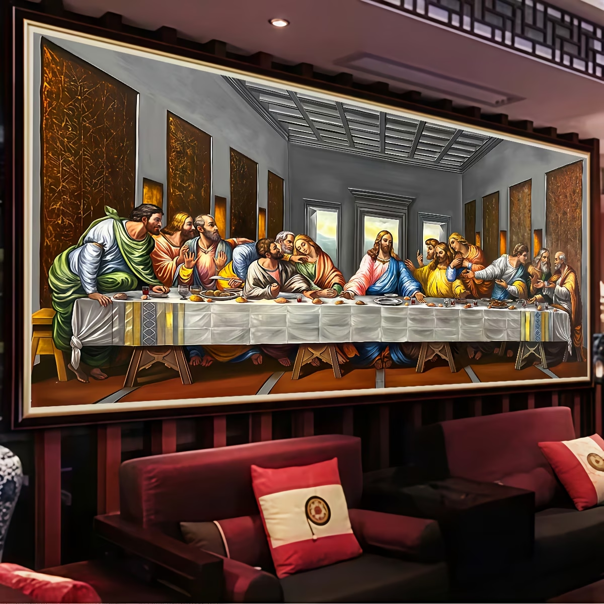 Embroidery Jesus - Lagre Size Famous Jesus Last Supper