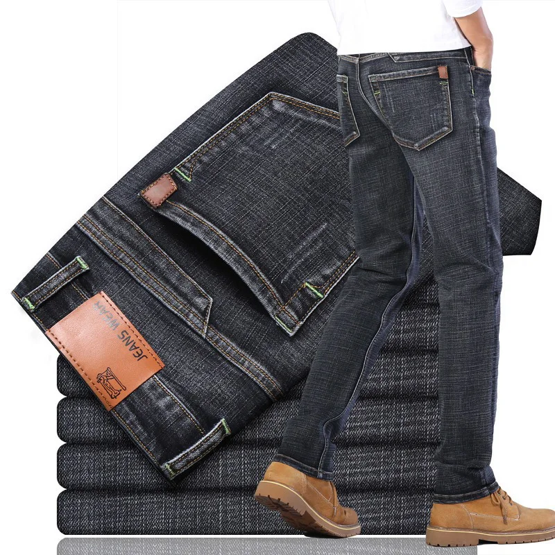 Embroidery On Jeans - 2025 Men New 28-40 Men's Classics