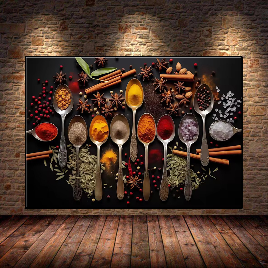 Embroidery Kitchen - 5D DIY Diamond Embroidery Picture Spices