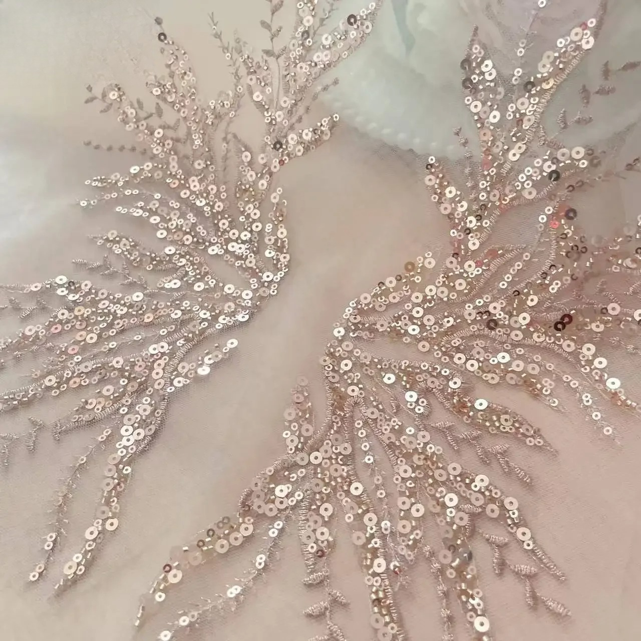 5Pair-2Pair.Rose Gold Sequin T - đánh giá và giá Embroidery Rose