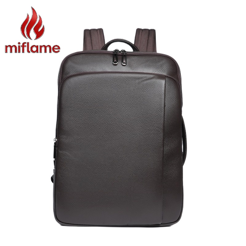 Men's Top Grain Leather Backpa - đánh giá và giá Embroidery Thread