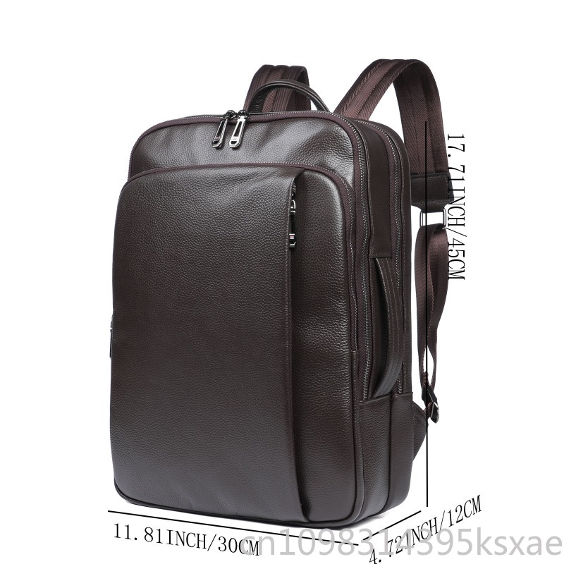 Men's Top Grain Leather Backpa - đánh giá và giá Embroidery Thread