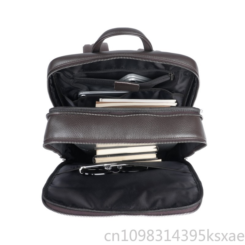 Men's Top Grain Leather Backpa - đánh giá và giá Embroidery Thread