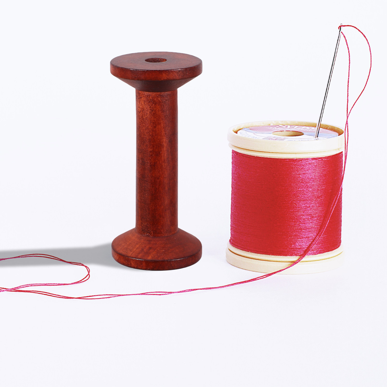6Pcs Smooth Wood Thread Spools - đánh giá và giá Embroidery Thread