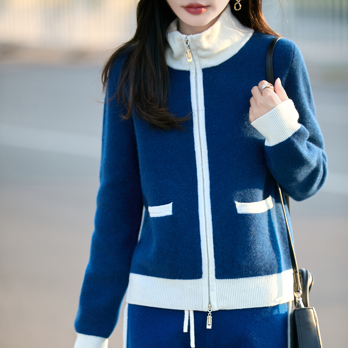 Luxury 100% Merino Wool Two Pi - đánh giá và giá Embroidery Cardigan
