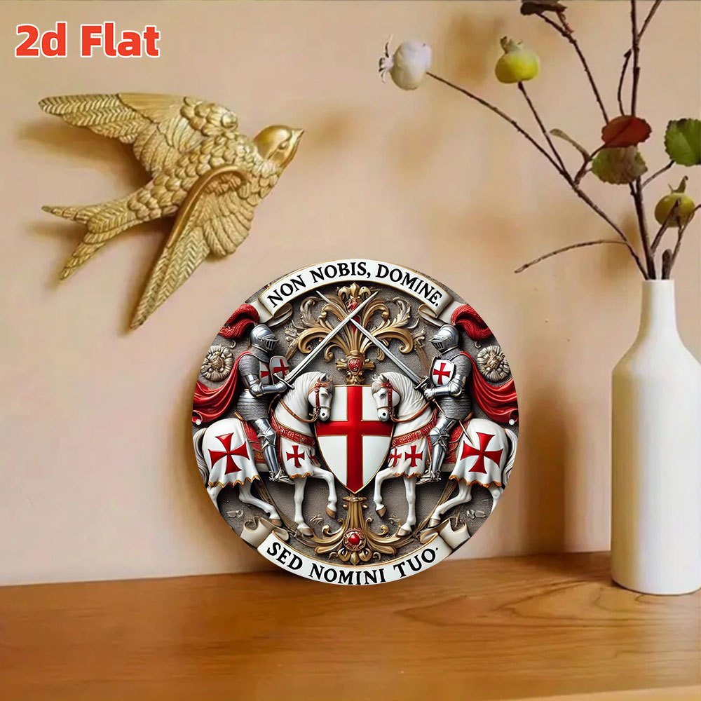 2D Flat Medieval Templar Knigh - đánh giá và giá Embroidery Legacy