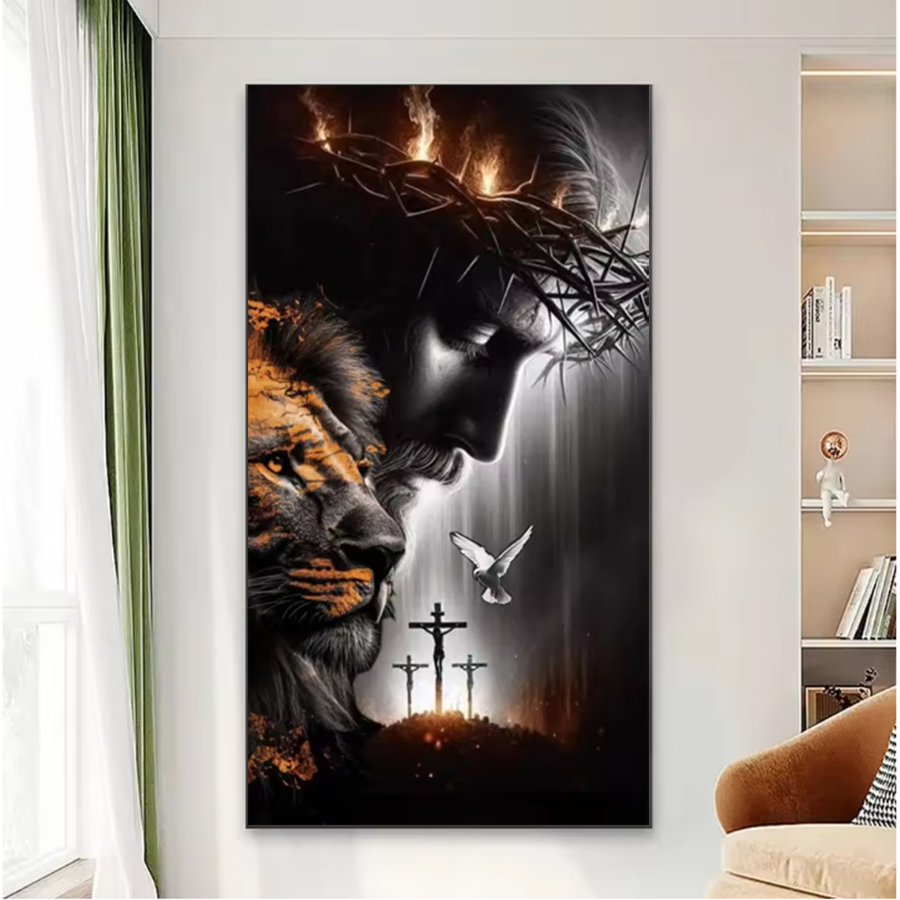 5D DIY Diamond Painting Jesus  - đánh giá và giá Embroidery Jesus