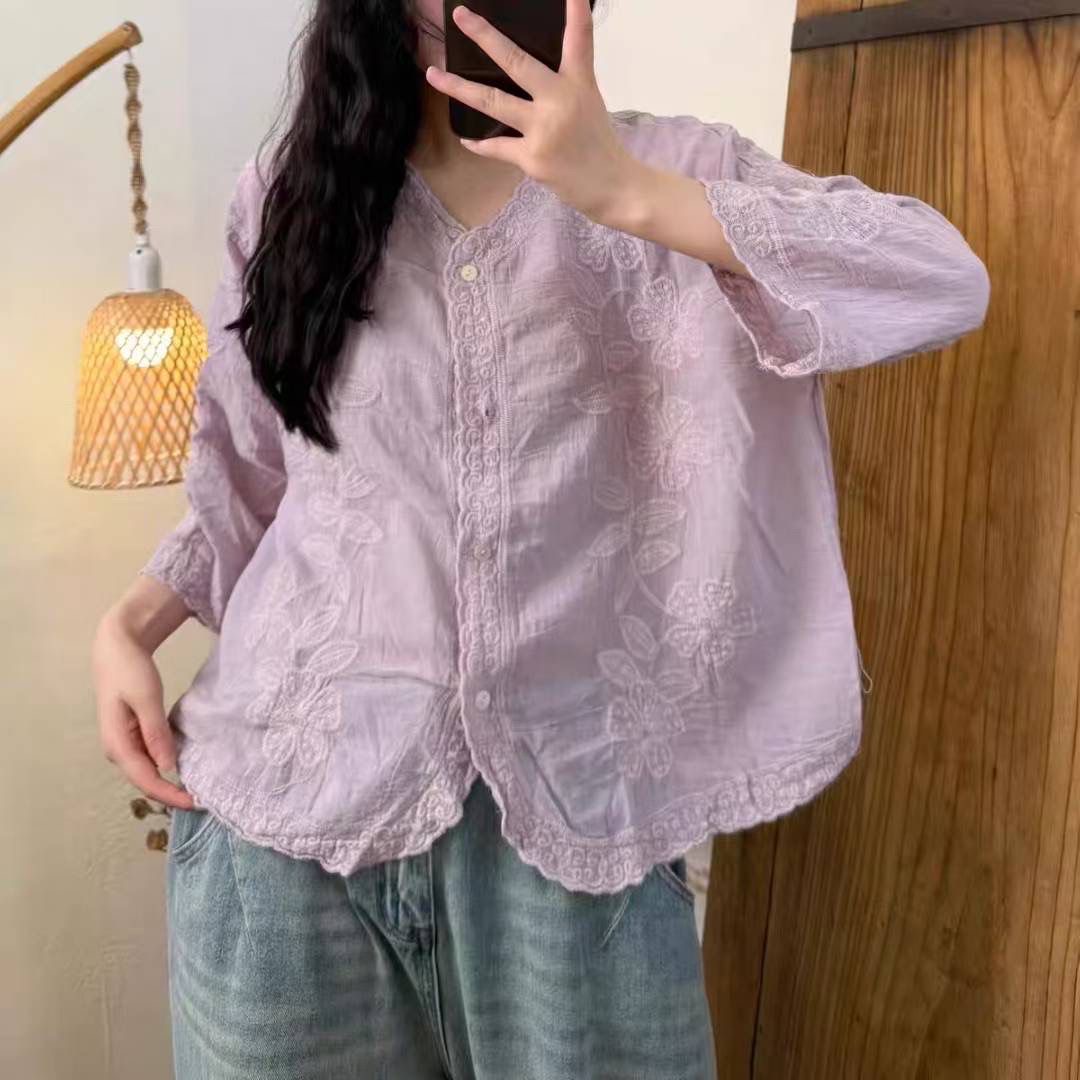 Women's Floral Embroidery Boho - đánh giá và giá Embroidery Cardigan