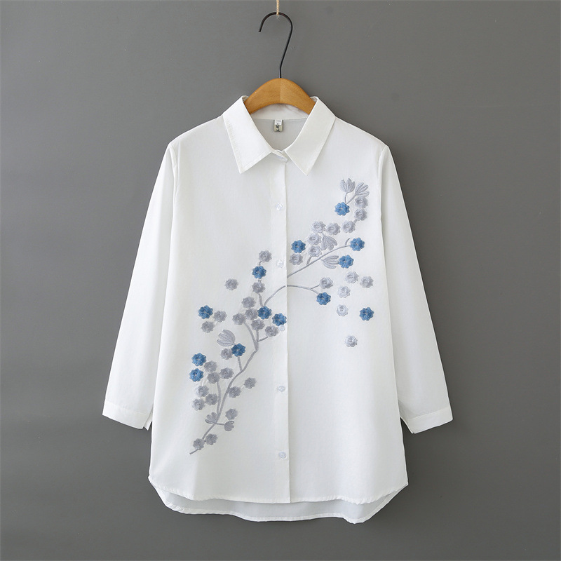 Women Plus Size Long Sleeve Co - đánh giá và giá Embroidery Cardigan