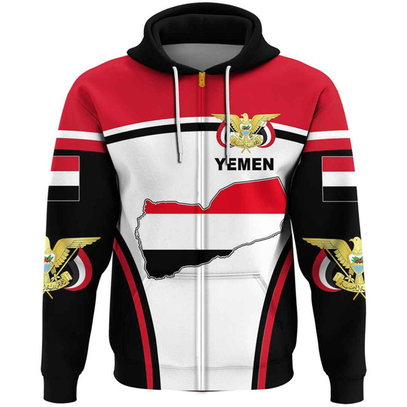 Vintage Men's Hoodie Yemen Fla - đánh giá và giá Embroidery Legacy