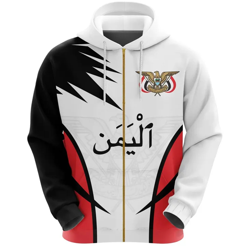 Vintage Men's Hoodie Yemen Fla - đánh giá và giá Embroidery Legacy