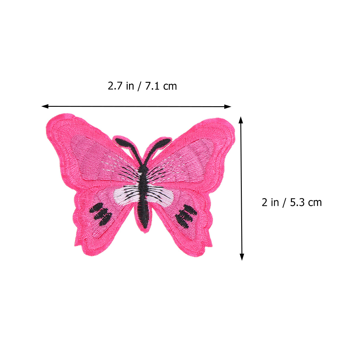 12Pcs Colorful Butterfly Embro - đánh giá và giá Embroidery On Jeans