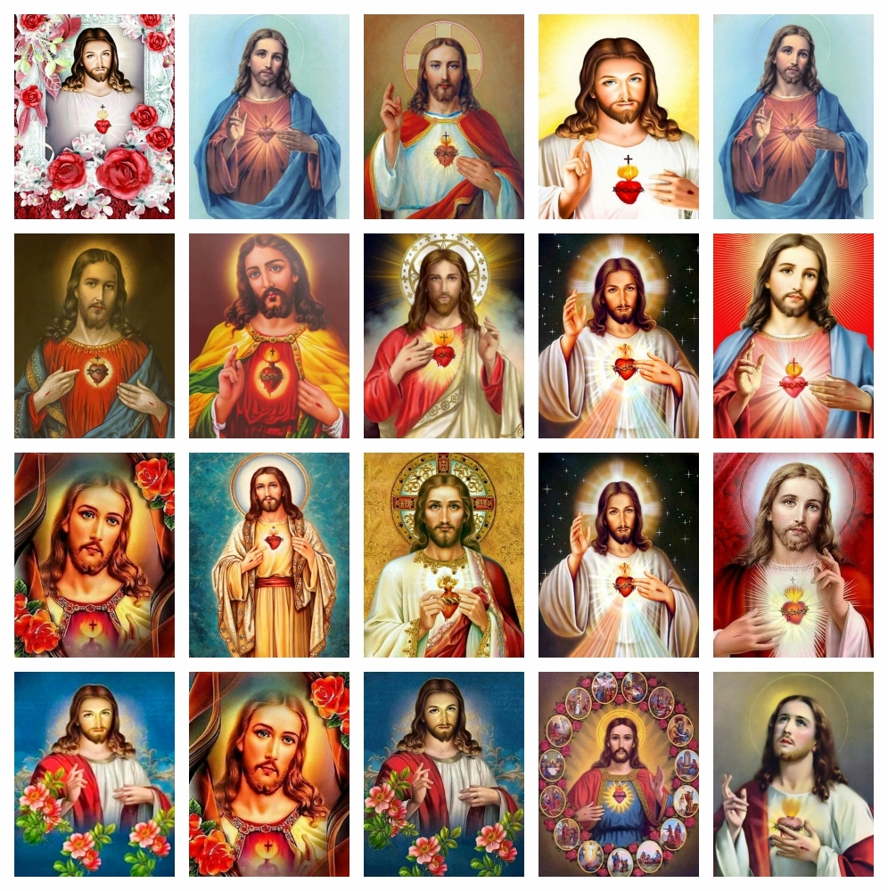 AZQSD Diamond Painting Jesus R - đánh giá và giá Embroidery Jesus