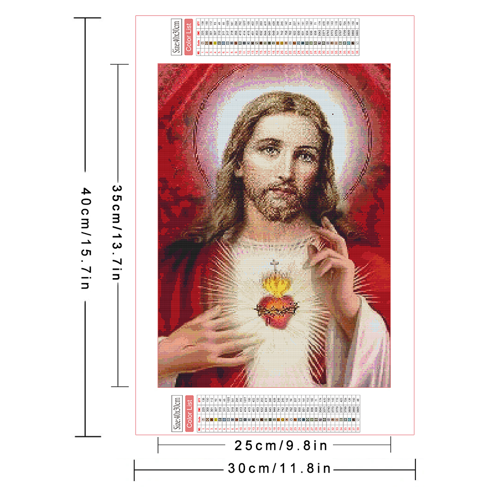 AZQSD Diamond Painting Jesus R - đánh giá và giá Embroidery Jesus