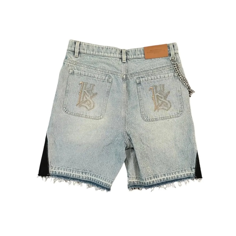 American Retro Denim Shorts Y2 - đánh giá và giá Embroidery On Jeans