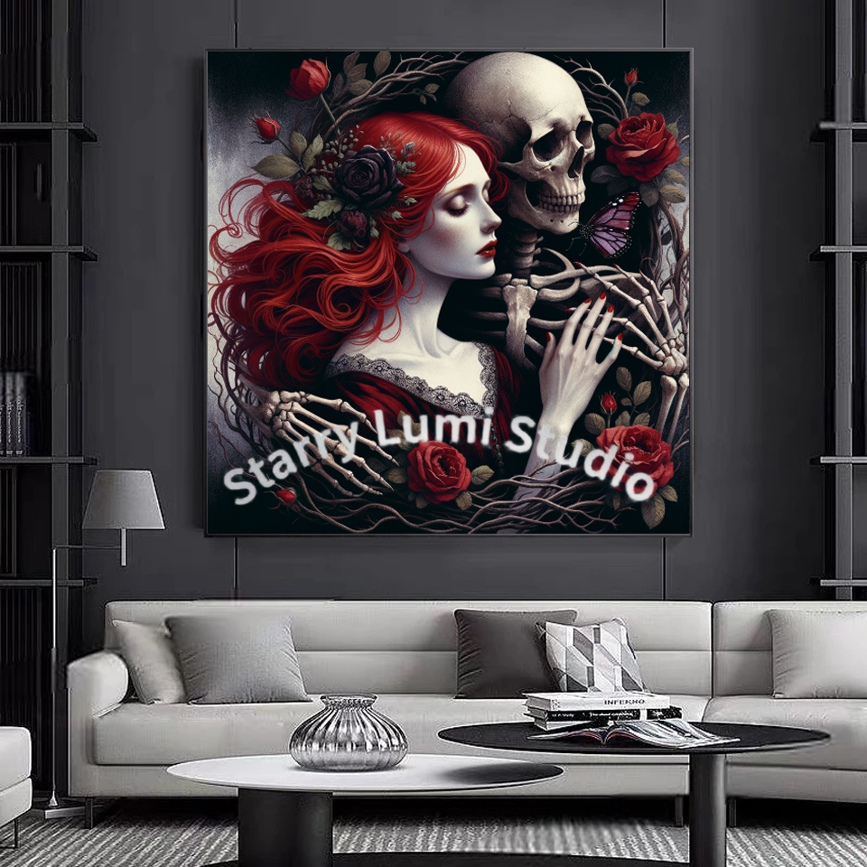 5D Diamond Painting Gothic Lad - đánh giá và giá Embroidery Rose