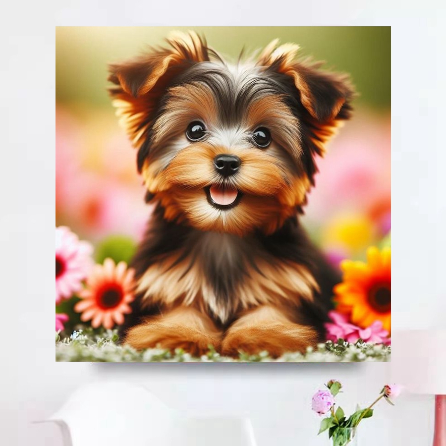 Yorkshire Terrier Dog 5D DIY D - đánh giá và giá Embroidery Gift Ideas