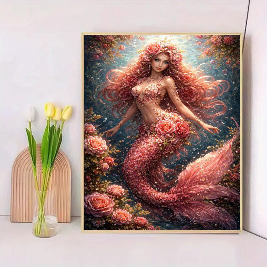 1 piece - 5D-DIY - Flocking cl - đánh giá và giá Embroidery Rose