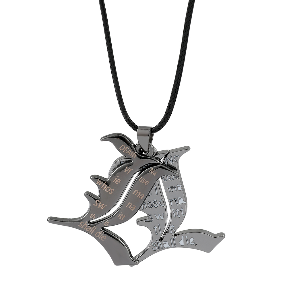 Death Note L Logo Pendant Neck - đánh giá và giá Embroidery H&M