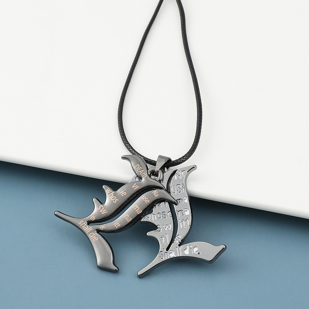 Death Note L Logo Pendant Neck - đánh giá và giá Embroidery H&M