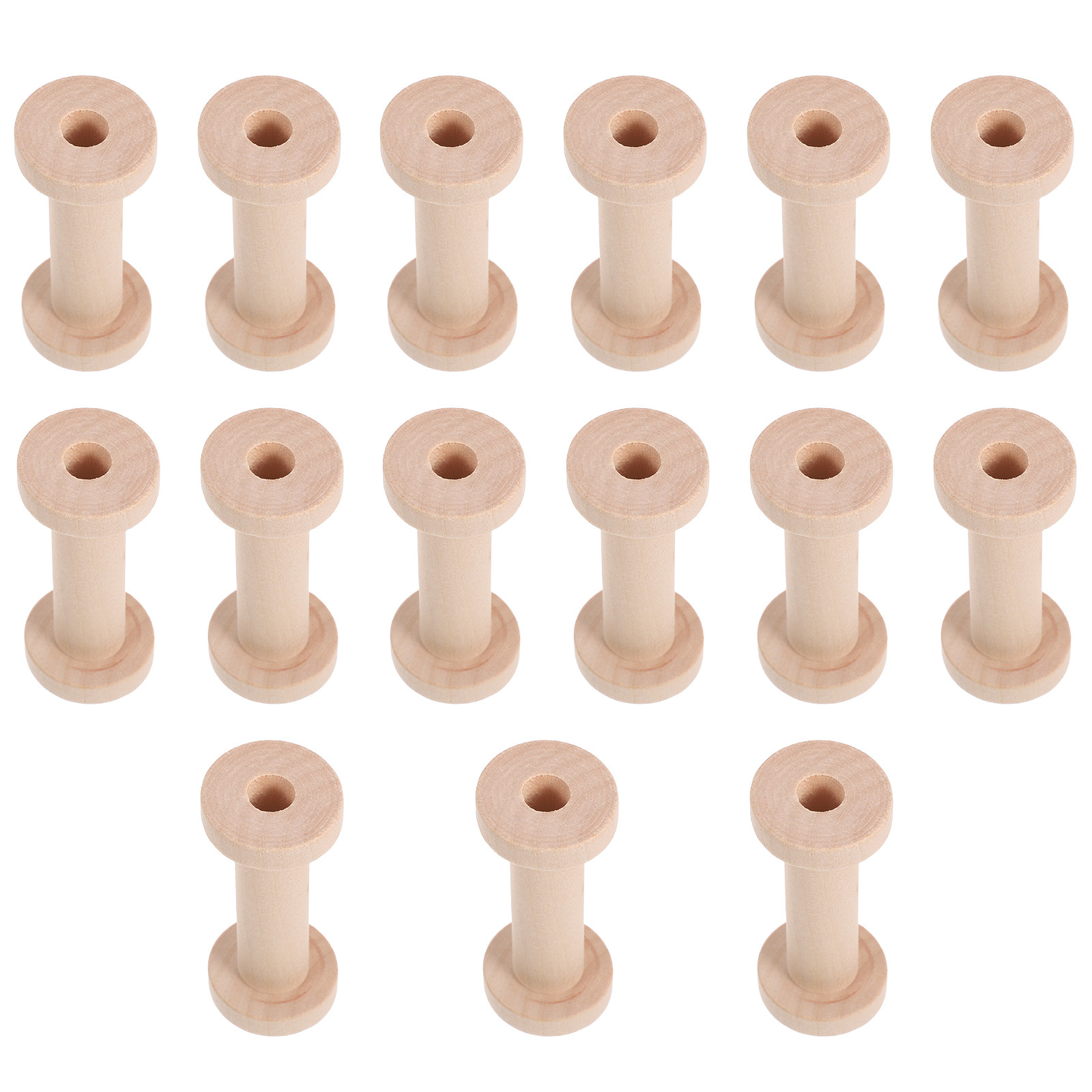 15Pcs Vintage Wooden Spools Em - đánh giá và giá Embroidery Thread