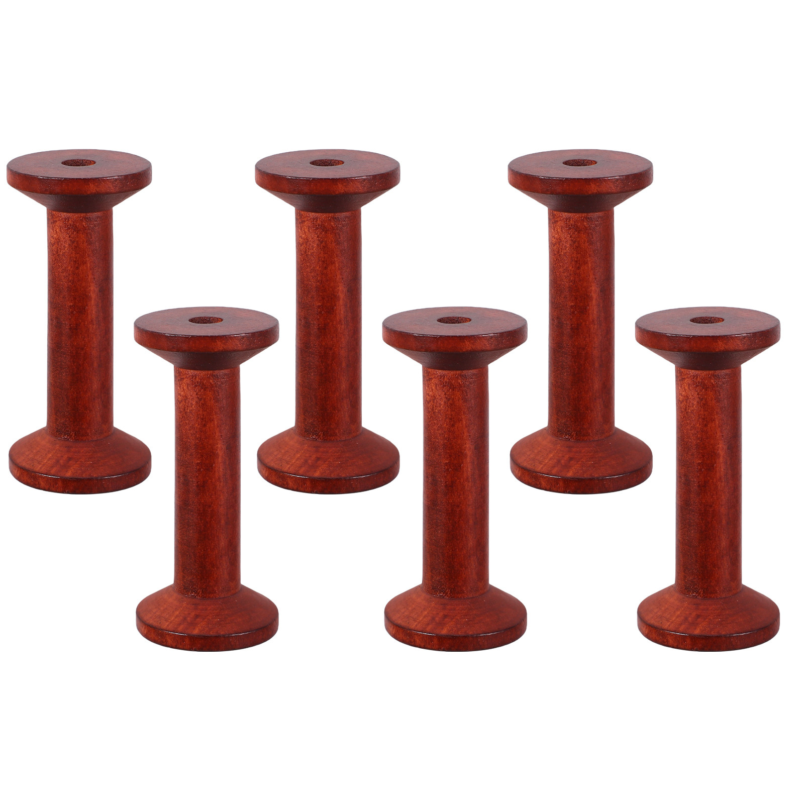 6Pcs Wooden Empty Spools for C - đánh giá và giá Embroidery Thread