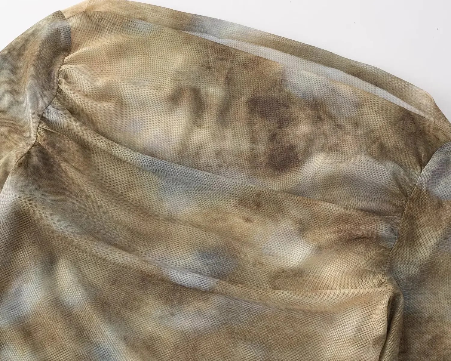 2025 Sexy Tie-Dye Print Ruched - đánh giá và giá Embroidery A