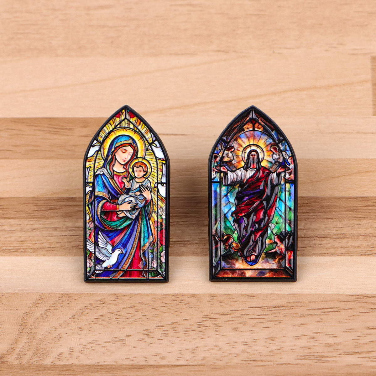 Virgin Mary Jesus Vintage Lape - đánh giá và giá Embroidery Jesus