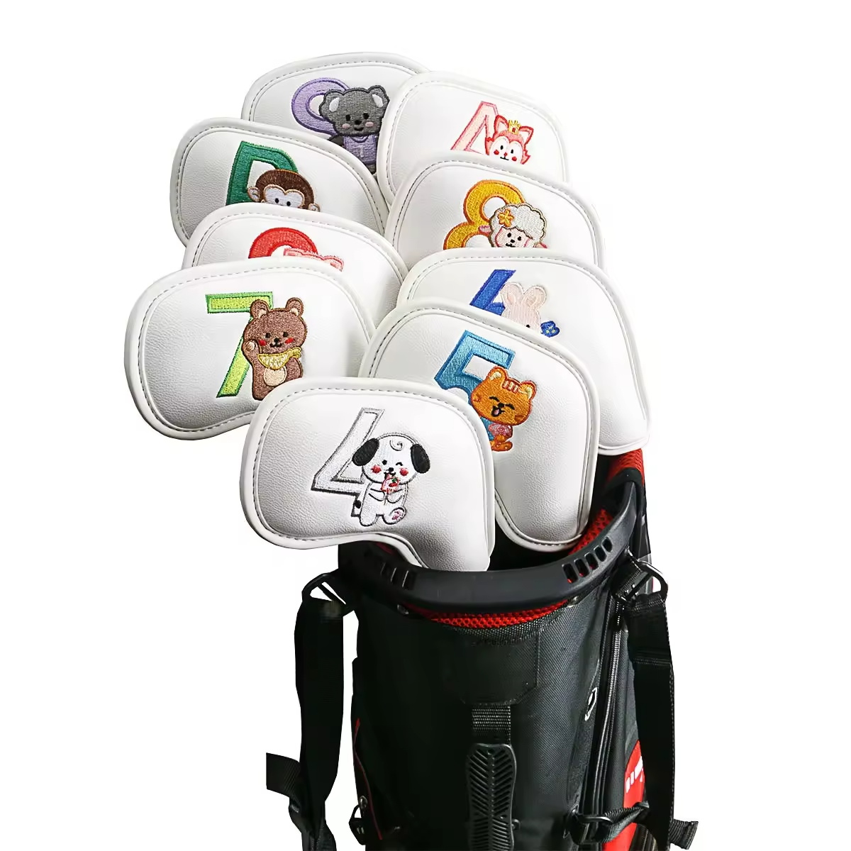 9Pcs Cute Cartoon Animal Golf  - đánh giá và giá Embroidery Gift Ideas