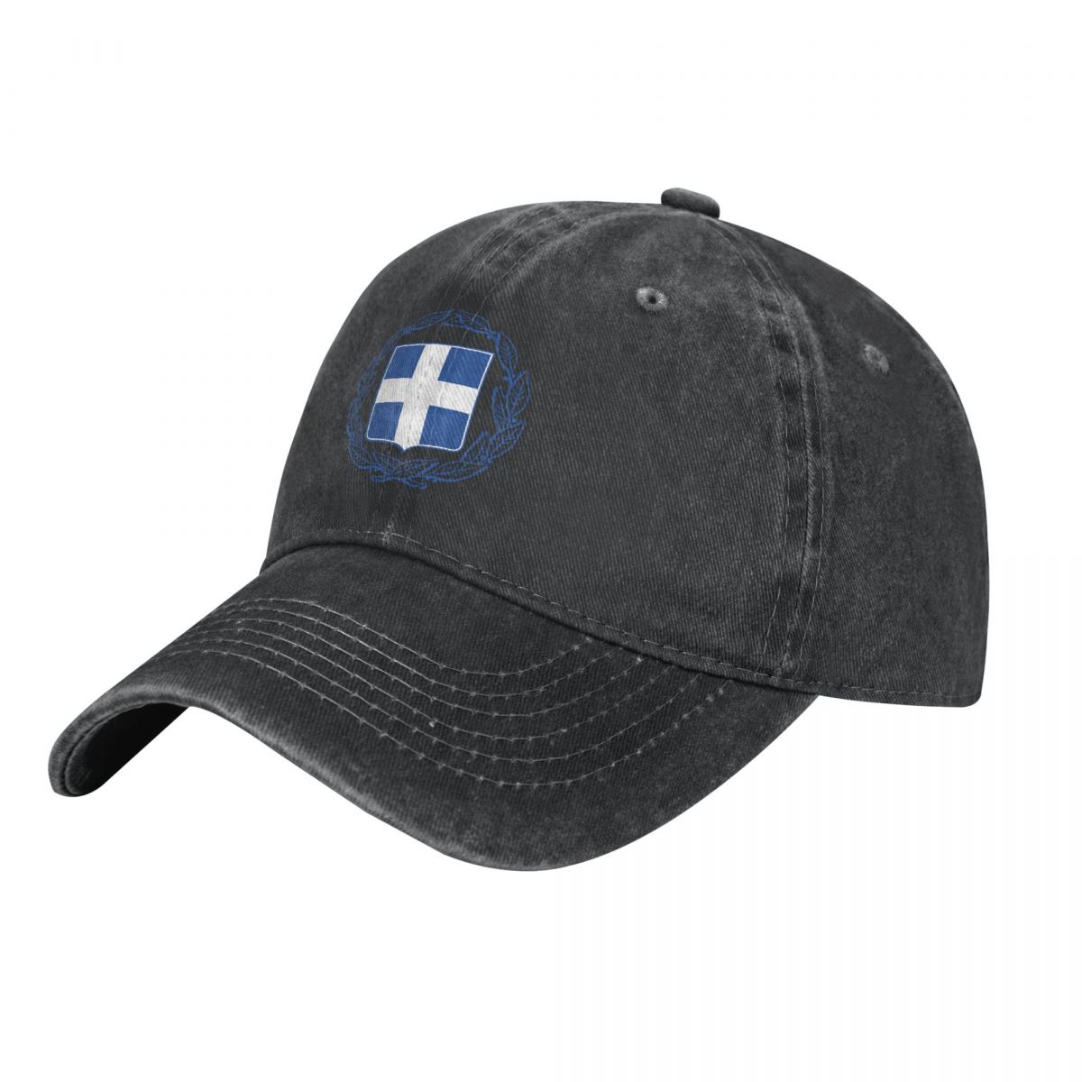 Men Baseball Cap Greece Emblem - đánh giá và giá Embroidery Legacy