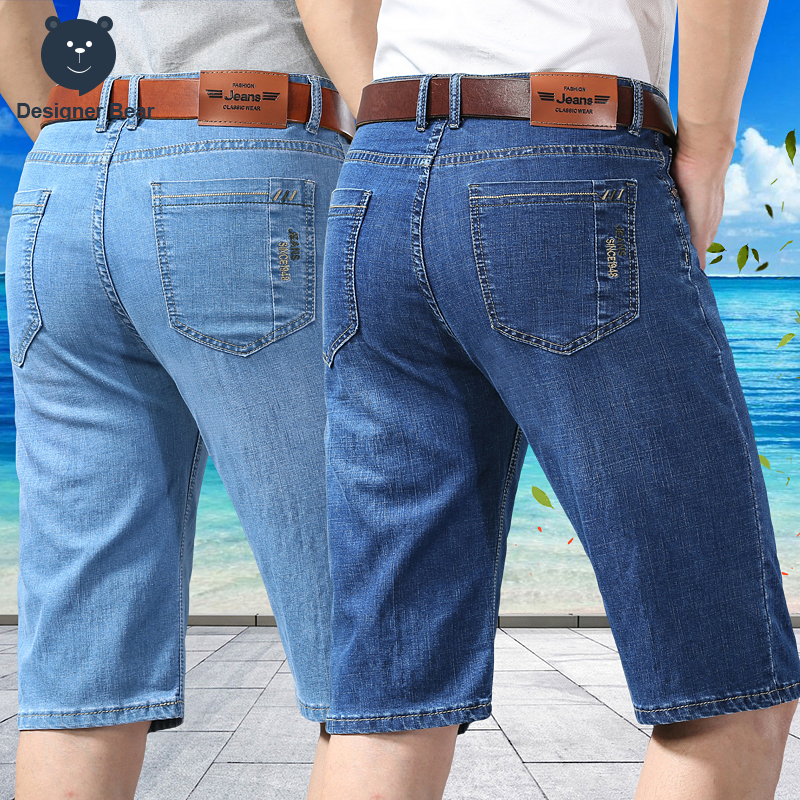 Summer Thin Men's Denim Knee L - đánh giá và giá Embroidery On Jeans