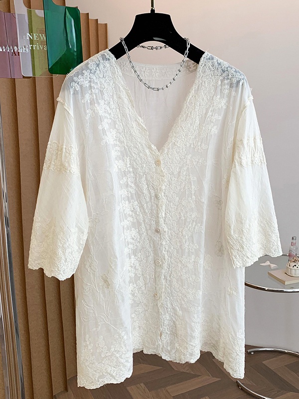 Women's Summer New Style Korea - đánh giá và giá Embroidery Cardigan