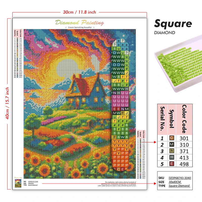 1PC frameless Easter Jesus Squ - đánh giá và giá Embroidery Jesus