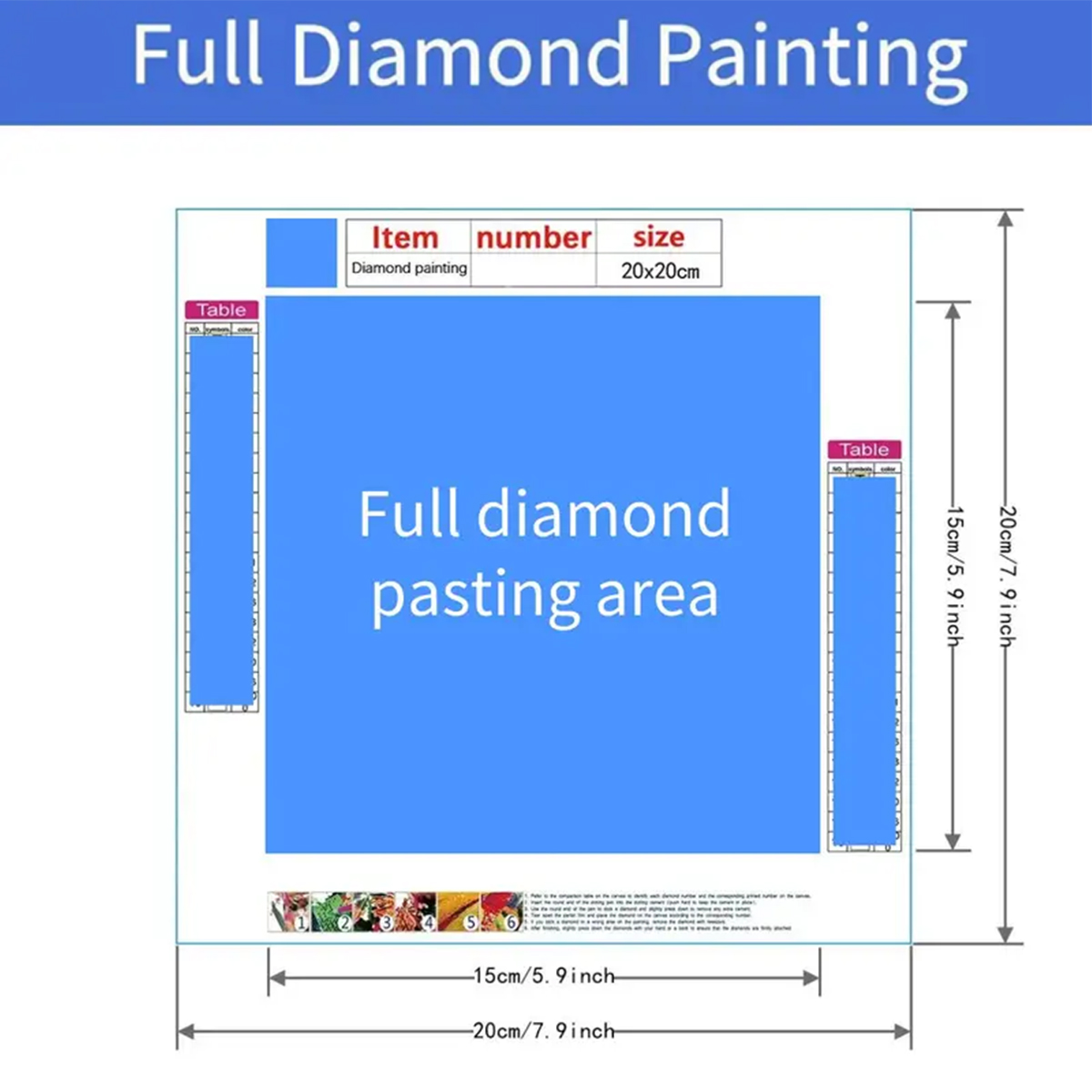 5D Diamond Painting Set, Color - đánh giá và giá Embroidery H&M