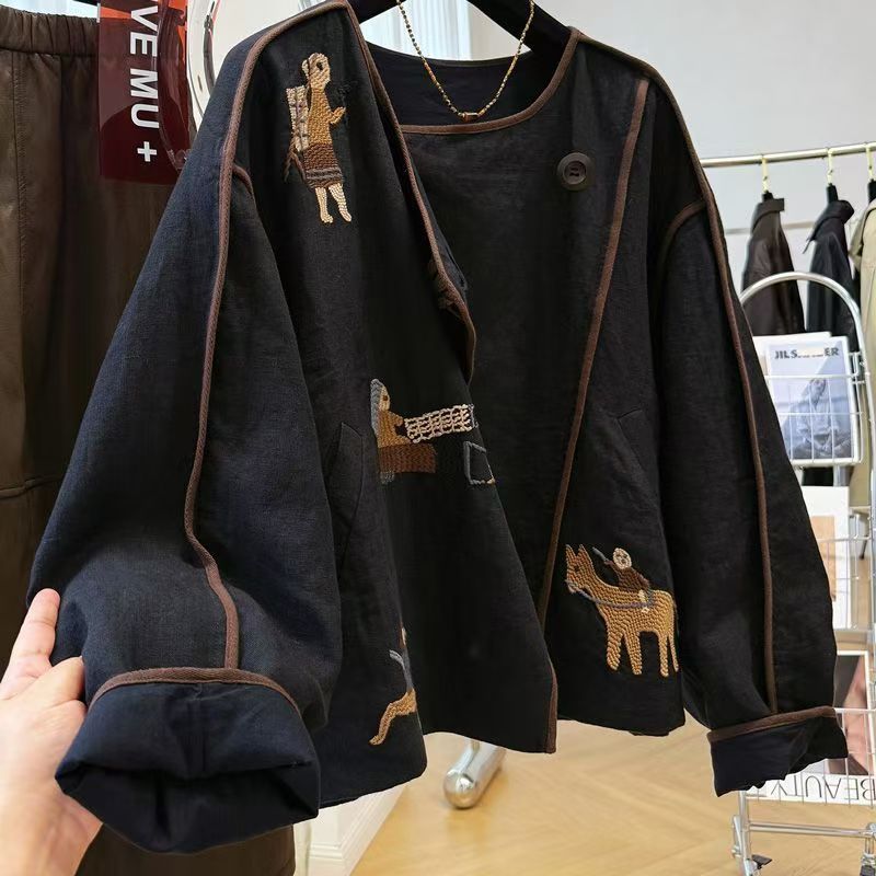 Heavy Embroidery Round Neck Sh - đánh giá và giá Embroidery A