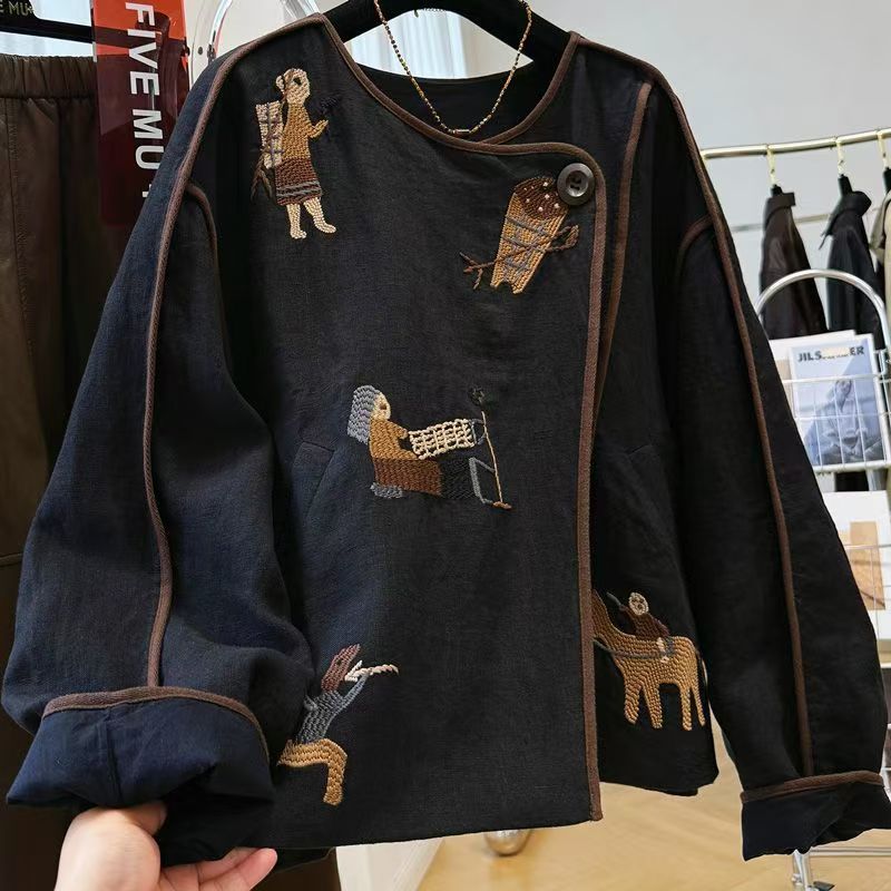 Heavy Embroidery Round Neck Sh - đánh giá và giá Embroidery A